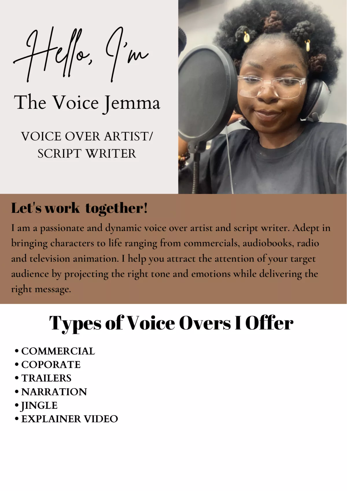 help you attract your target audience through right tone and emotions while delivering the message.